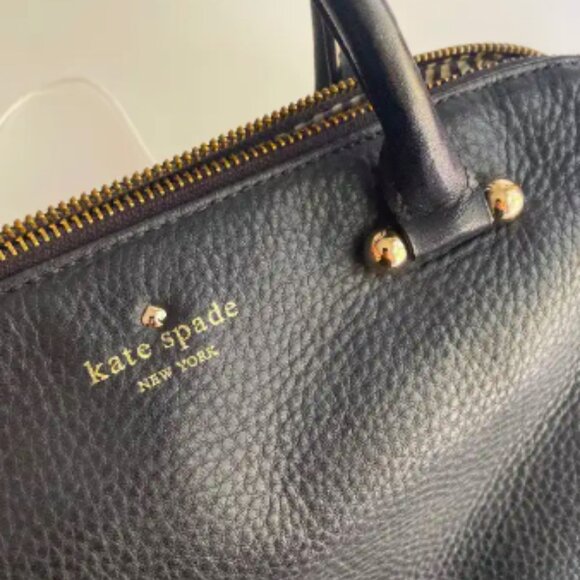 Kate Spade black leather bag - Picture 5 of 6